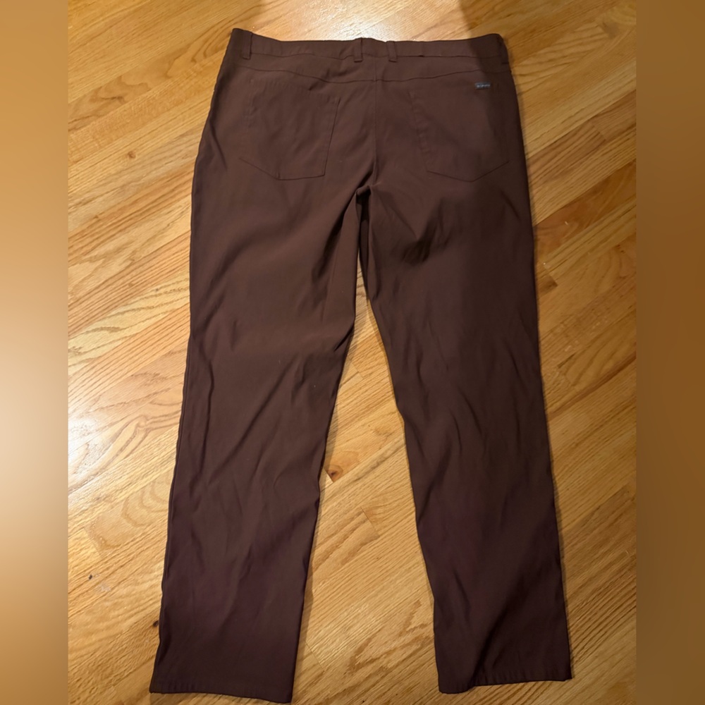 Columbia Men's Burgundy Tech Pants 38x30